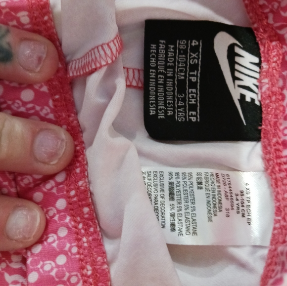 NEW!!! Girls Nike Pro Pink  Jacket and  Leggings 2 piece outfit, Size XS, NWT - Picture 9 of 10